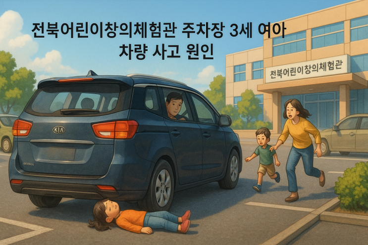 주차장서 3세 <b>여아</b> <b>차량</b>에 치여 숨지는 <b>사망 사고</b>