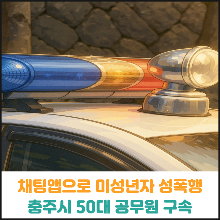 채팅앱으로 미성년자 9차례 성폭행, 충주시 50대 공무원 구속 채팅앱으로 미성년자 9차례 성폭행, 충주시 50대 공무원 구속
