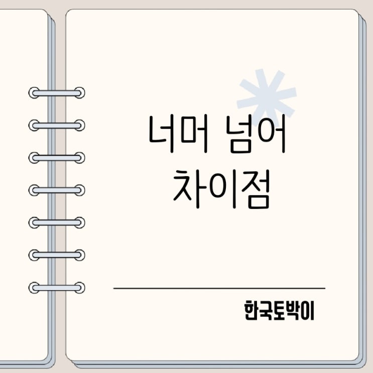  너머 넘어 뜻 차이 맞춤법