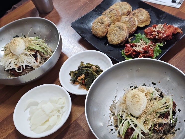  양양 속초 장산리막국수 본점 오징어순대가 맛있는 자가제면 맛집