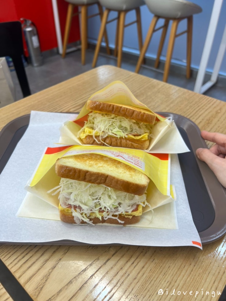  간단하게 먹기 좋은 인천 가정동 간식 이삭토스트 가정루원시티점