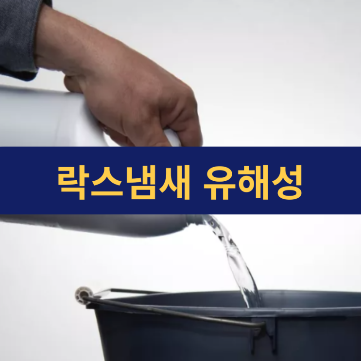  락스냄새, 정말 몸에 해로울까? | 락스냄새 차단 가능한 마스크 종류는?