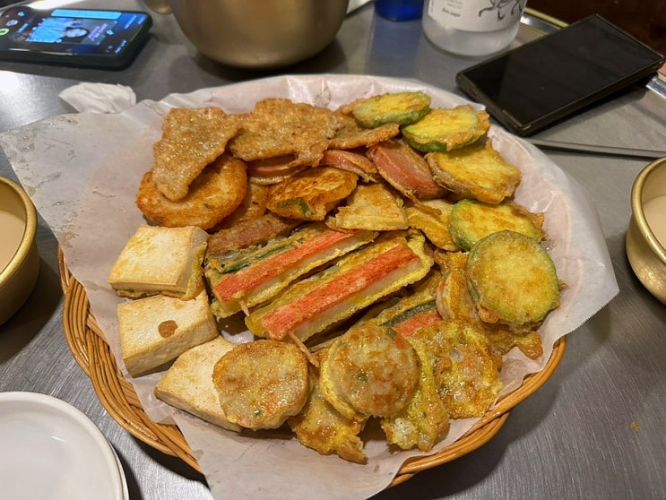  오산 전집 '전여친' 비 오는 날 가기 좋은 모둠전 오산 맛집 / 오산 막걸리 술집