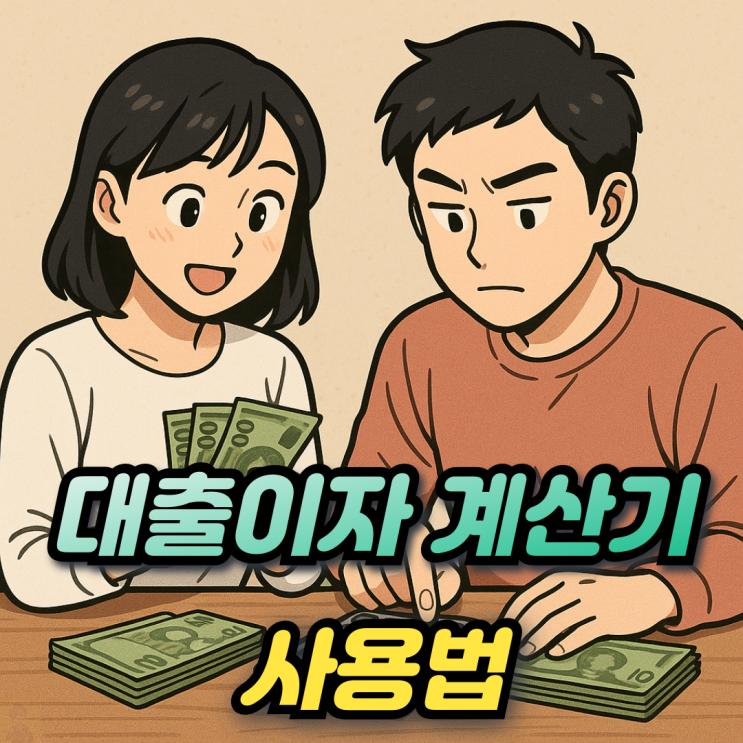  전세대출이자계산기 주담대 원리금균등 계산방법