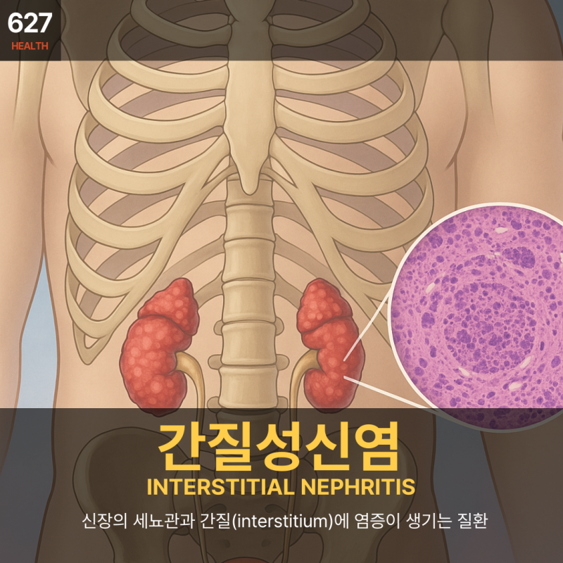 간질성신염(Interstitial Nephritis) _ 신장이 보내는 침묵의 경고, 염증으로 무너지는 균형
