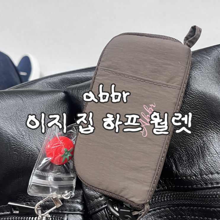  20대 여자 미니 카드지갑 추천 엔화 동전지갑 abbr 이지 집 하프 월렛 후기