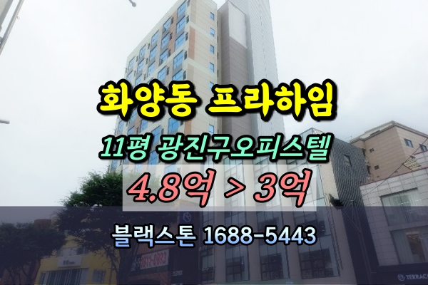  화양동프라하임 경매 11평 광진구오피스텔