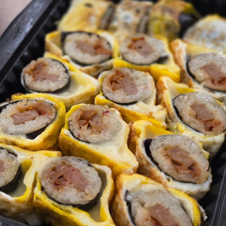  [리뷰일기] 진순자 계란말이 김밥 독산점 쿠팡잇츠 배달 후기