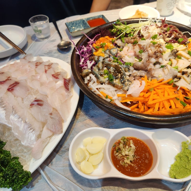  서울물회가 신선한 석촌역맛집 '완도산회포장마차'
