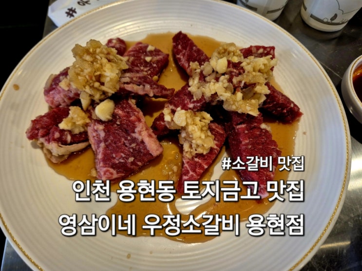  인천 용현동 고깃집 영삼이네 우정소갈비 용현점 토지금고 맛집