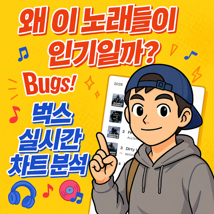  2025년 7월 3일자 음원차트 살펴보기