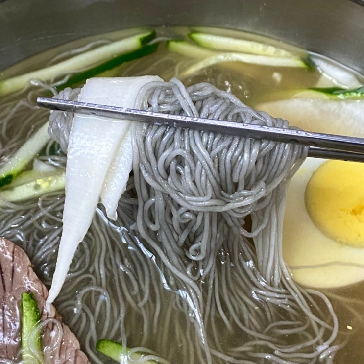  연희동 30년 전통 여름에 꼭 가야할 냉면 맛집, 청송본관함흥냉면전문점 (만두도 찐맛있음)