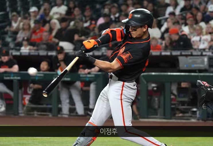<b>부활</b> <b>이정후</b>! 홈런 빠진 사이클링 <b>3안타</b>…자이언츠 4연패 끝냈다