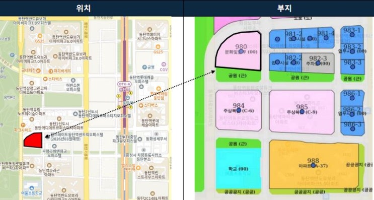  동탄2 오산동 광비콤 문화복합용지 2블록 토지 2,823평 매매