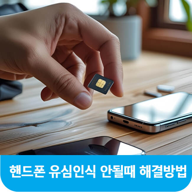  SKT KT LG 알뜰폰 유심 인식 안될때 1분만에 해결방법