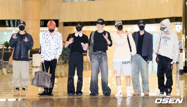  [공항패션]엔하이픈(ENHYPEN), 일본으로 출국! 김포공항 출국 현장