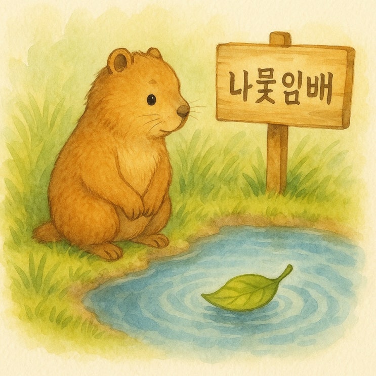 나뭇잎배 _ 마르모트