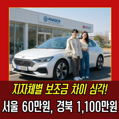  전기차보조금신청, 청년 첫차는 추가 20%