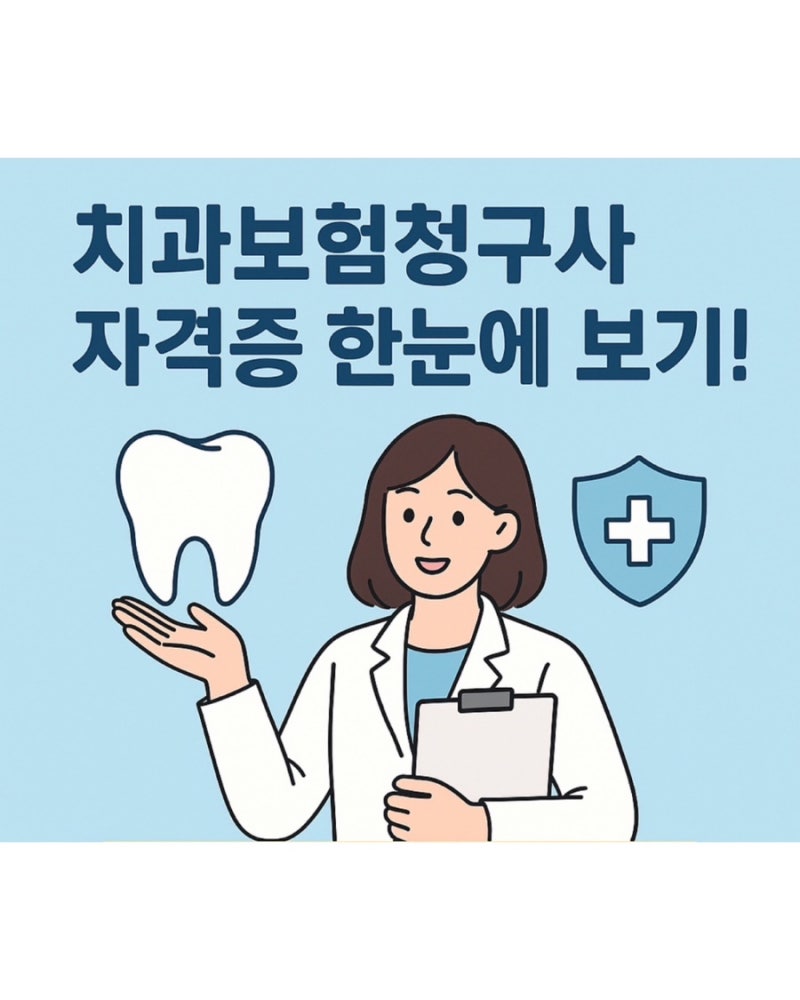치과보험청구사 자격증 정보 총정리 (유효기간, 정회원, 보수교육까지 한눈에!)