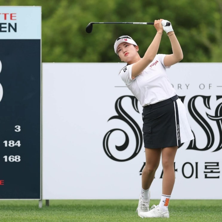 2025 KLPGA <b>롯데오픈</b> 2라운드 단독 <b>선두</b> <b>노승희</b>
