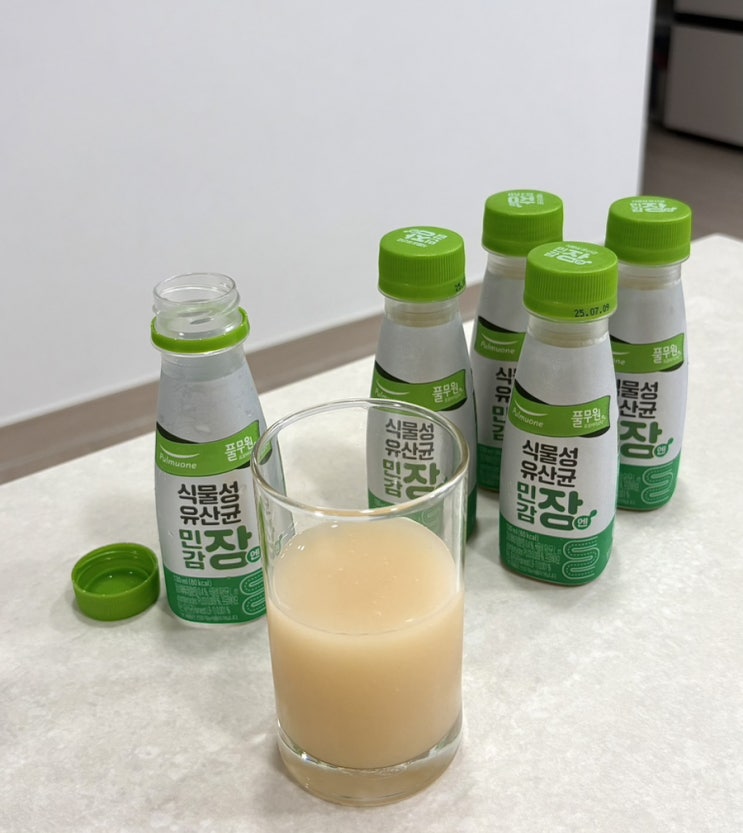  마시는 유산균 음료 식물성유산균 풀무원 민감장엔
