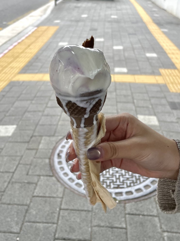  [청구역 • 신당역] 눈물의 '신빙고' 수제 아이스크림 맛집 장중초 앞 디저트, 젤라또 대체 아이스크림 와플 카페 테이크아웃 (포장 O)