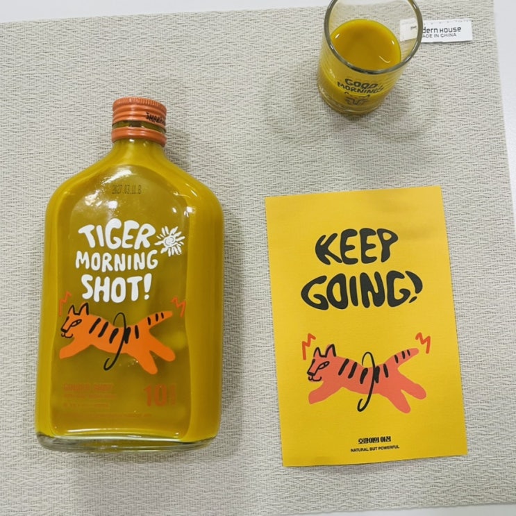  타이거진저샷 마켓 컬리 배송 내돈내산 후기