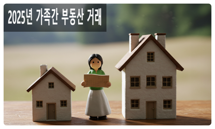  2025년 가족간 부동산 거래“가족이라도 세금 폭탄 옵니다”  이번 글로 끝내세요!