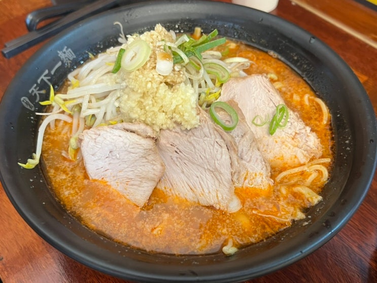  인천논현동맛집_한번가면 무조건 단골 되는 해장맛집 얼큰고기국수,매운 아부라소바 후기[한창희천하일면 인천논현점]