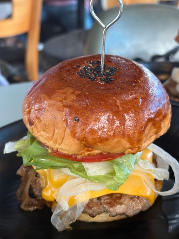  제주 맛집 꽃담수제버거 성산일출봉 뷰 보면서 흑돼지버거