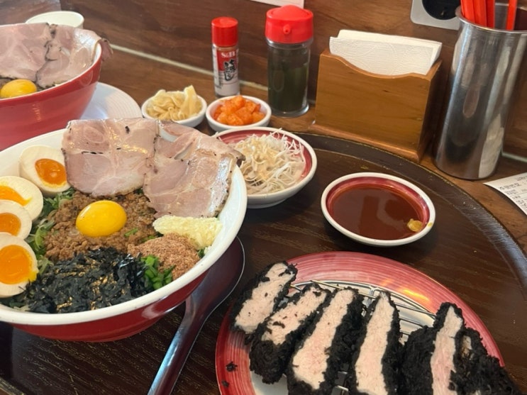  길동복조리시장 맛집 길동점심 마제소바잘하는곳 멘야세븐(+7주년 이벤트)