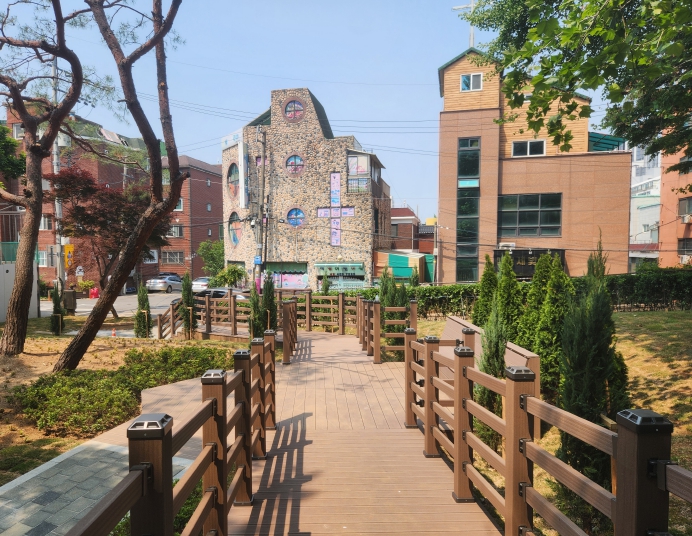 남동구, 구월어린이공원 환경개선…방치된 녹지에 휴게 쉼터 조성
