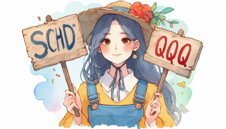  SCHD + QQQ + 환율 + 예금 분산 투자 (평균-분산 그래프 분석) [자산 배분 시즌 2]