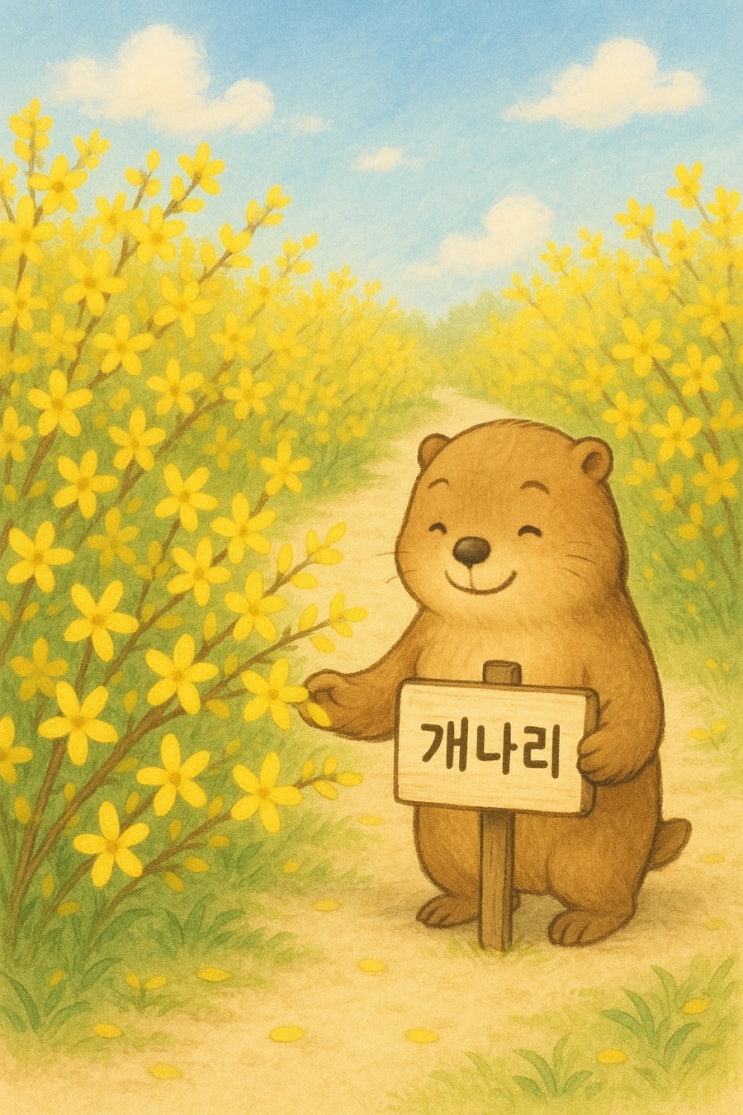  개나리 _ 마르모트