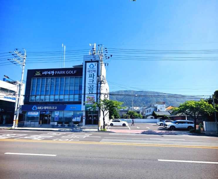  진해파크골프 : 새진해새마을금고 본점 (이용료는 ?)
