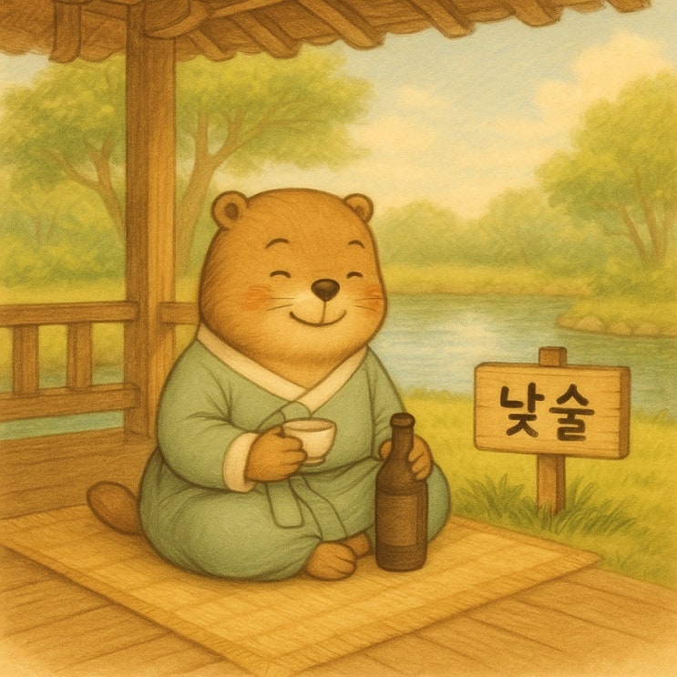  낮술 _마르모트