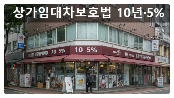  상가임대차보호법 10년·5%(프로)의 진실, 나도 보호받을 수 있을까?