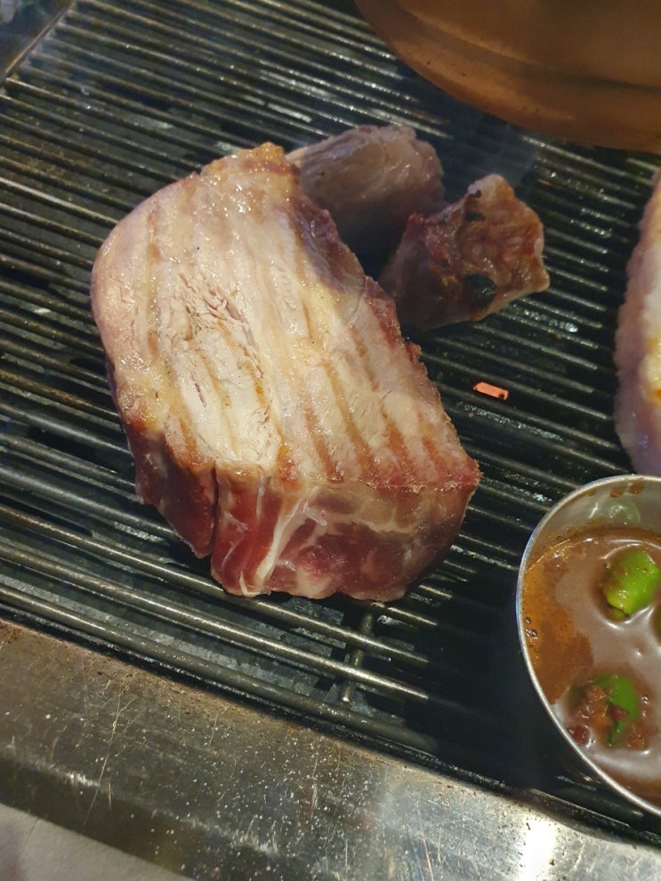  고공 분당점 청첩장모임 후기 (숙성 돼지고기, 돼지SET)