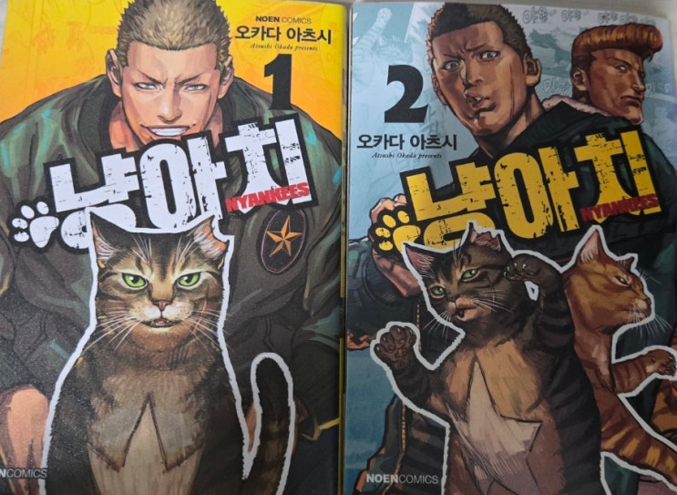  (배틀물, 개그 미완결만화 후기) 만화 냥아치1-2권