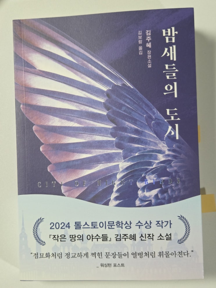  시작하고 쉽게 손에서놓을 수 없었습니다 김주혜 밤새들의 도시
