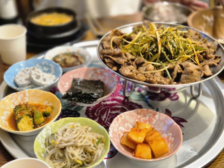  용인 수지 맛집 할머니의 부뚜막 돼지불백과 청국장
