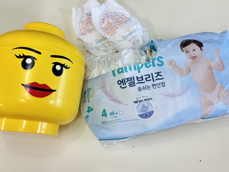  땀띠 걱정 없는 얇고 부드러운 기저귀, 팸퍼스 엔젤브리즈 썸머팬티 사용기