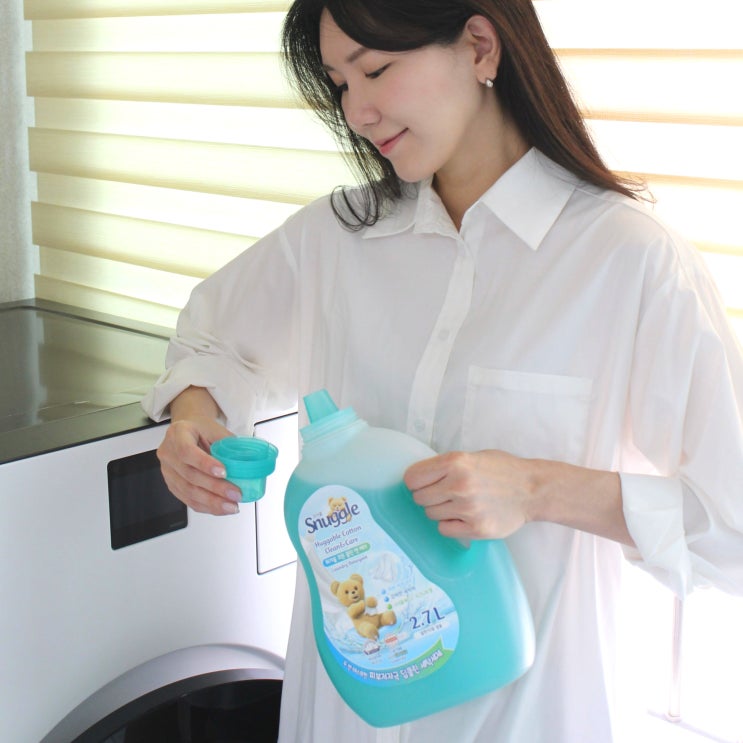  장마철 스너글 세탁세제 추천! 흰옷, 땀얼룩 깨끗하게
