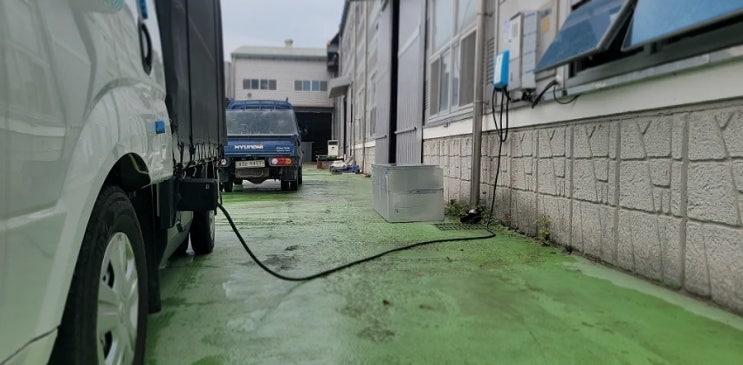  전기차 집밥 공장 전기차 충전기 7KW 이전 설치 비용 및 안정성 (경남 김해)