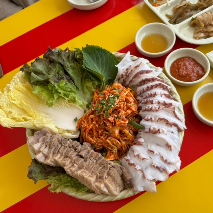  부산 다대포 할매집 노포식당 문어삼합 내돈내산 후기