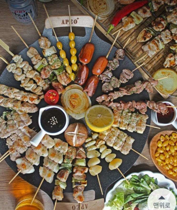 #광고 고우하 프리미엄 캠핑 닭꼬치 800g 염통 치즈 염통 닭껍질 파닭 숯불 순살 소떡 마늘 은행 수제 구이, 800g, 1개