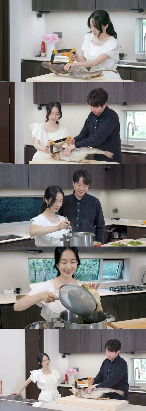 ‘편스토랑’ <b>이정현</b>, 서아 키 만한 생선에 <b>톱질</b>?! ‘비주얼... 
