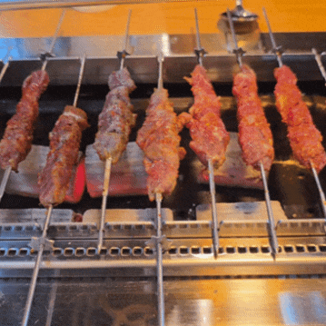  전주 객사 맛집 천지양꼬치 중국요리점 양꼬치, 가지튀김