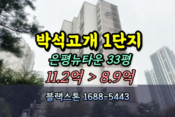  은평뉴타운박석고개힐스테이트 1단지 경매 33평