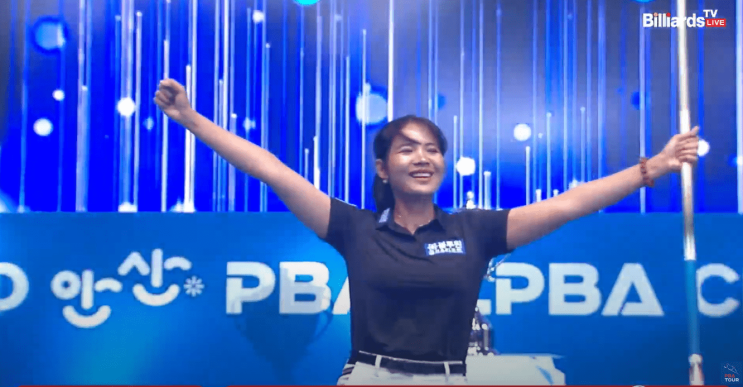 '<b>스롱 피아비</b>' 김가영 꺾고 <b>결승</b> 진출, <b>스롱</b> vs <b>김보라</b>... 